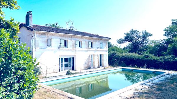 A VENDRE MAISON EN PIERRE AVEC TERRAIN ET ETANG - SECTEUR COUTRAS , Coutras A VENDRE MAISON EN PIERRE AVEC TERRAIN ET ETANG - SECTEUR COUTRAS , Coutras