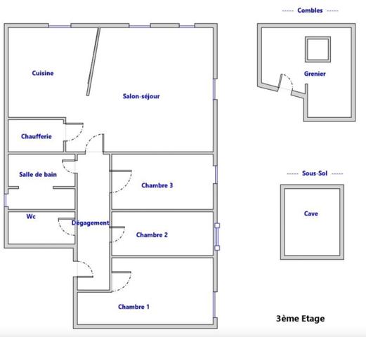 Millau (12100) APPARTEMENT F4 85 M²