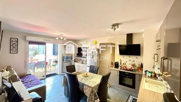 Appartement avec deux terrasses et box sécurisé