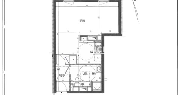 À vendre Studio 35.05 m² - La Chapelle-sur-erdre 44240