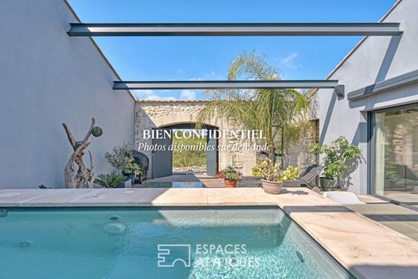 Mas de caractère rénové, entre nature et modernité à Lattes