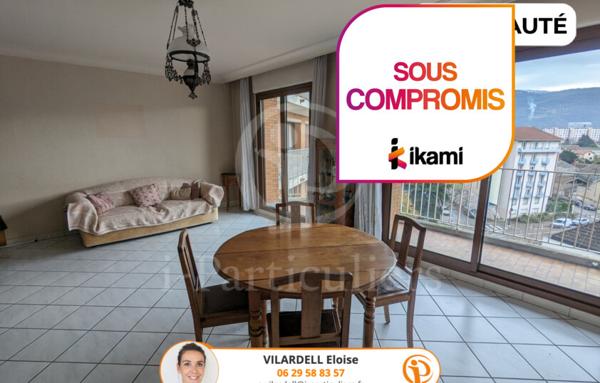 T4 étage élevé avec balcon vue montagnes