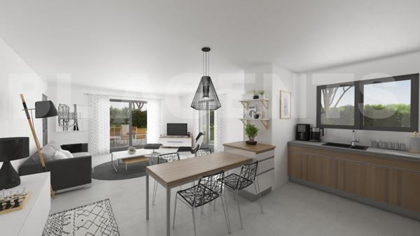 Flat and serviced land in Saint Nicolas de Lagrave 