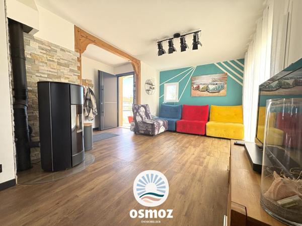 Maison type 4 avec jardin, piscine et garage de 40 m².