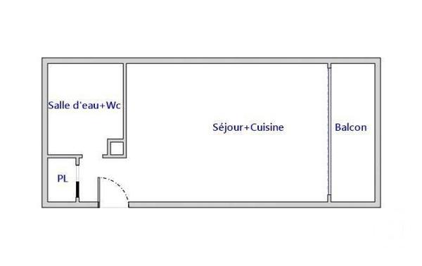 Appartement F1 à vendre  1 pièce - 13 m2 NEUILLY SUR SEINE - 92