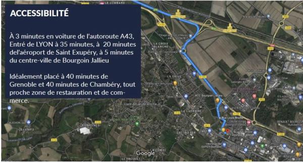 Location                                                      Local commercial
                        
                                         288 m2                     à Bourgoin-Jallieu