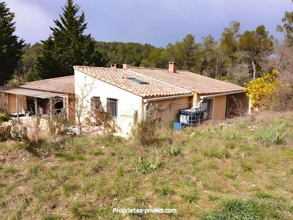 Cotignac - Maison individuelle 4 pièces, 100 m² sur 2,3 hectares avec piscine