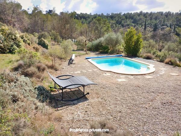 Cotignac - Maison individuelle 4 pièces, 100 m² sur 2,3 hectares avec piscine