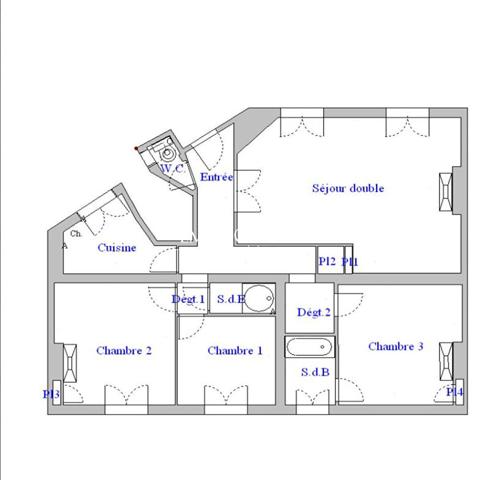 A vendre - Appartement Familial - 94 m² - 75006 - Paris - Assas-Luxembourg