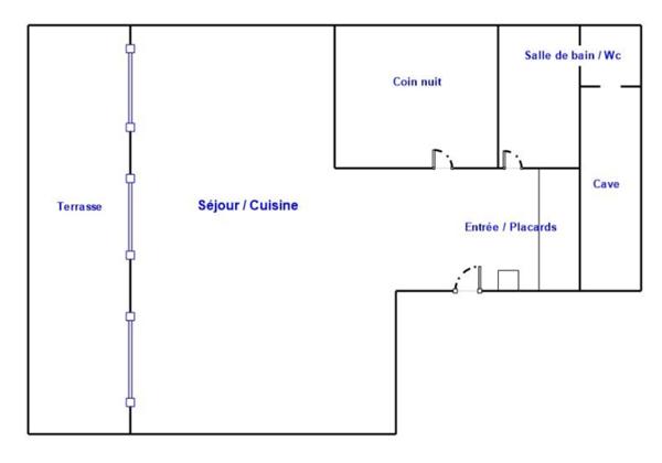 Appartement 2 pièces - 87 m²