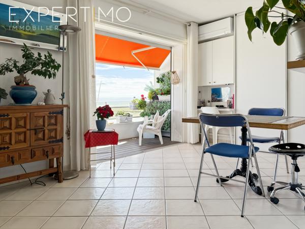 Palavas-les-Flots (34250) GRAND APPARTEMENT DE TYPE T2 AVEC TERRASSE ET CAVE EN VIAGER