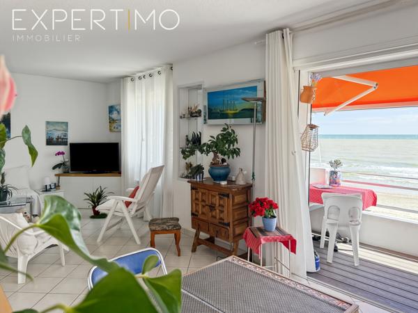 Palavas-les-Flots (34250) GRAND APPARTEMENT DE TYPE T2 AVEC TERRASSE ET CAVE EN VIAGER