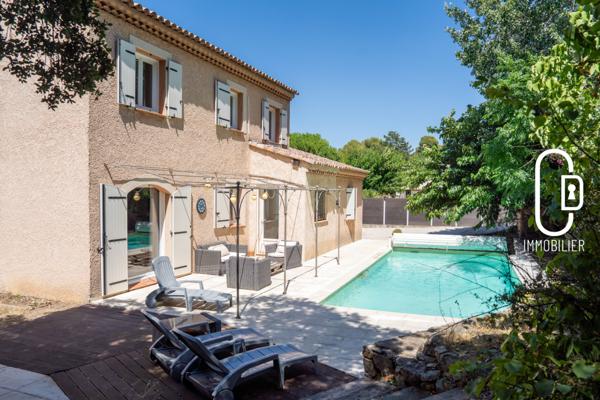 Ventabren (13122) MAISON FAMILIALE AU CALME ABSOLU PROCHE ECOLE ET BUS - 4 CHAMBRES JARDIN ARBORE AVEC PISCINE