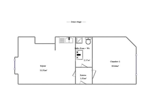 Appartement à vendre 2 pièces PARIS 19EME ARRONDISSEMENT (75)