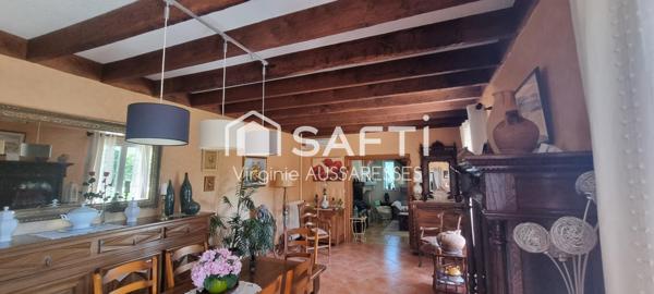 Maison familiale sur un très beau jardin arboré