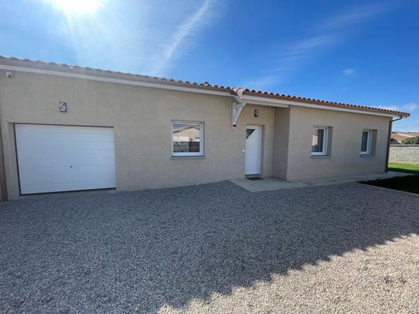 Maison récente de plain pied