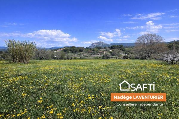 TERRAIN A BÂTIR 1200 m² – PC ACCORDÉ – PLAINE DE PERI