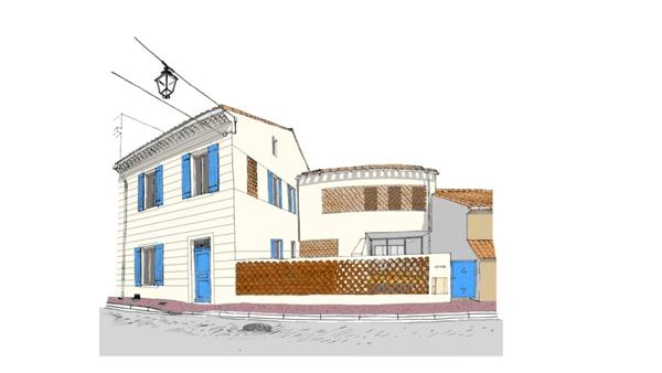 Duplex T3 de 77m2 avec patio et garage à SAINT SAVOURNIN (13) à renover