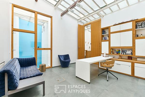 Loft d’architecte avec verrière – Quartier Saint-Georges