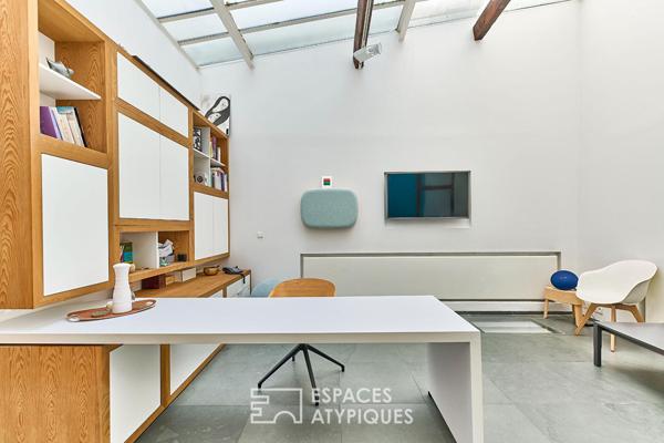 Loft d’architecte avec verrière – Quartier Saint-Georges