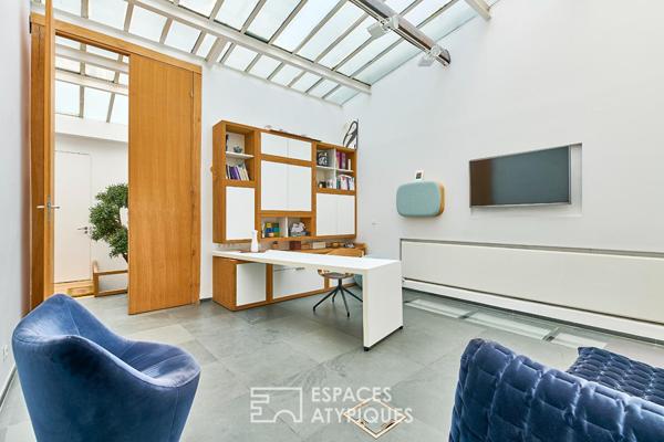 Loft d’architecte avec verrière – Quartier Saint-Georges
