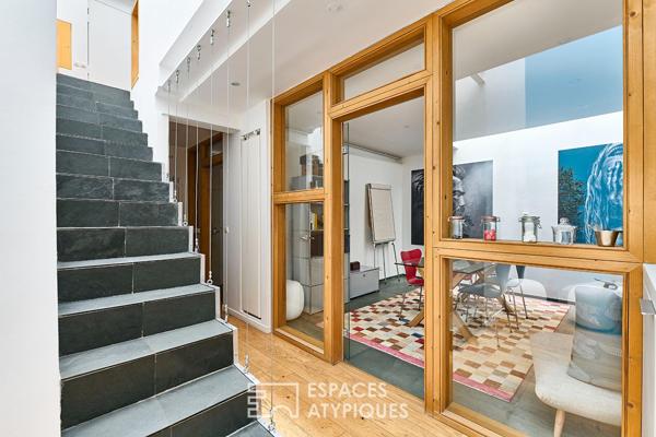 Loft d’architecte avec verrière – Quartier Saint-Georges
