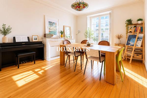 Joli T3 de 62m2 traversant avec parquet et cheminée