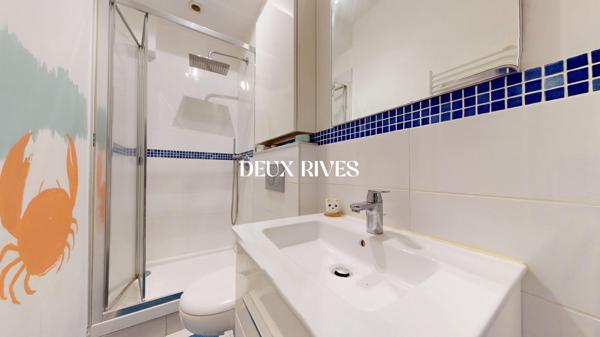 Joli T3 de 62m2 traversant avec parquet et cheminée