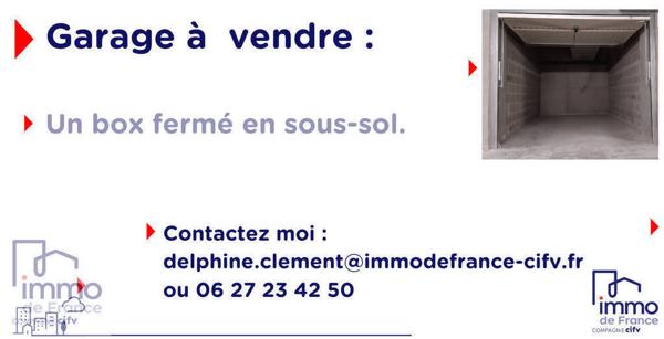 Lyon 8, box fermé à vendre