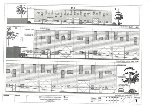 Immeuble d'activités et de bureaux VERRIERES LE BUISSON 953.43 m²