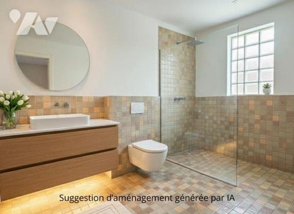 BOUGUENAIS GAUDINIERE - Appartement T2 avec balcon, jardin et parking à aménager