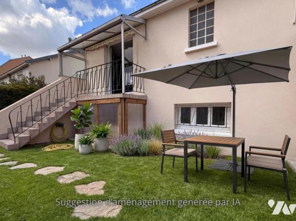 BOUGUENAIS GAUDINIERE - Appartement T2 avec balcon, jardin et parking à aménager