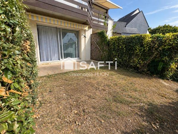 À 200 m de la plage, studio en rez de jardin exposé SO