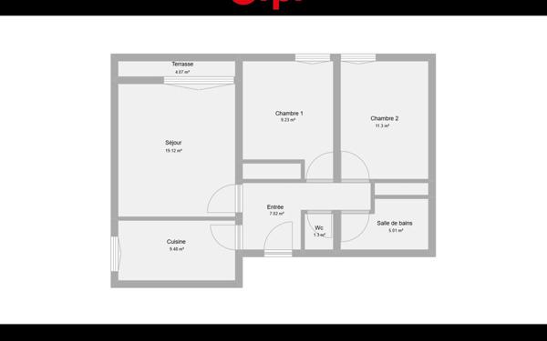 Appartement à vendre    3 pièces • 62 m2 Annemasse