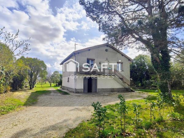 Maison T4 rénovée de 90 m² sur grand terrain clos 1988 m² – Montauban Sud