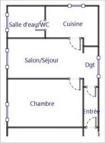 Appartement à vendre 2 pièces 39 m² Bourges