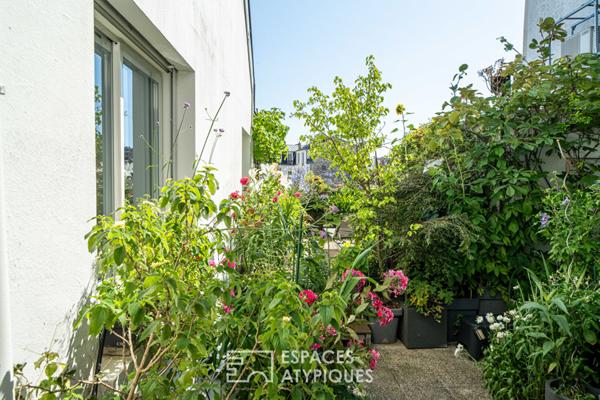 Maison sur un toit avec terrasse vue dégagée