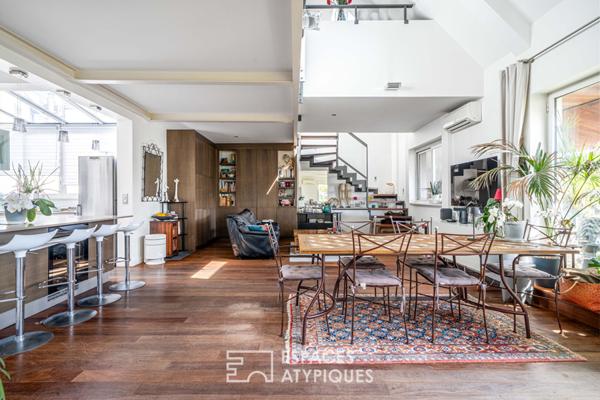 Maison sur un toit avec terrasse vue dégagée