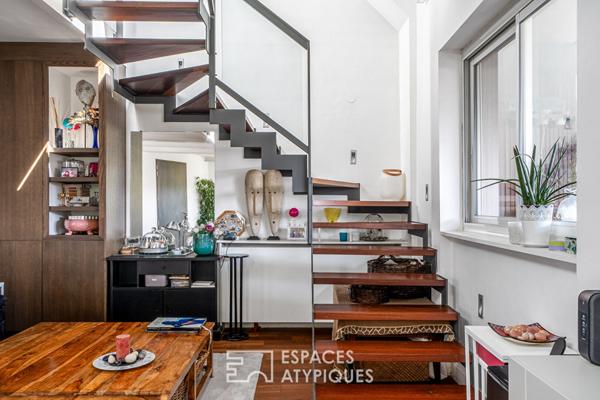 Maison sur un toit avec terrasse vue dégagée