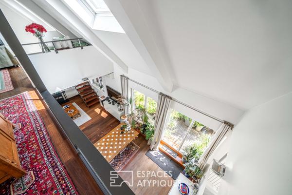 Maison sur un toit avec terrasse vue dégagée