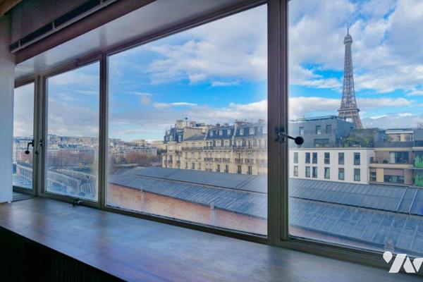 PARIS 15 / BIR-HAKEIM - APPARTEMENT FAMILIAL 6 PIÈCES AVEC LOGGIAS & VUE TOUR EIFFEL + PARKING