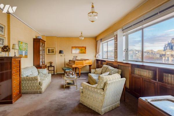 PARIS 15 / BIR-HAKEIM - APPARTEMENT FAMILIAL 6 PIÈCES AVEC LOGGIAS & VUE TOUR EIFFEL + PARKING