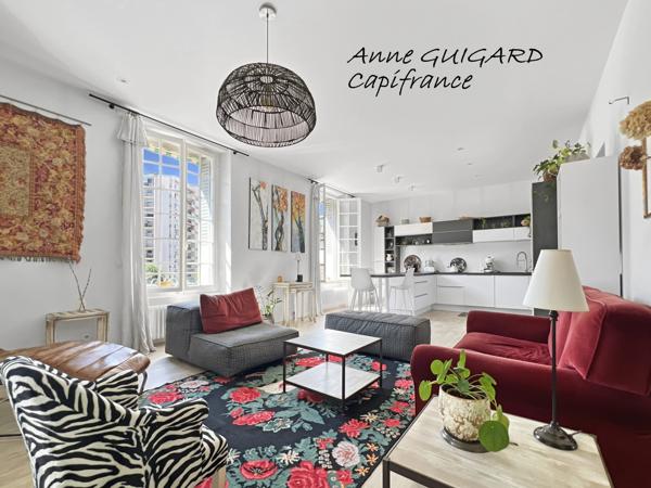 ANNECY (74) - Appartement 4 pièces de 107m² de style Belle époque avec garage, cave et greniers
