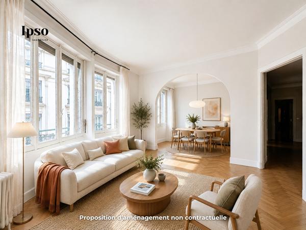 Appartement 3 pièces 87 m² - Lyon 3 Préfecture - Immeuble Art Déco , Lyon