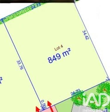 Terrain à vendre 849 m² Montech