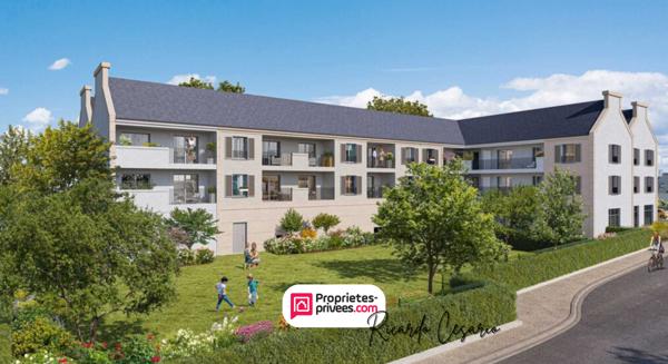 Appartement 4 pièces 81.30 m2 lumineux avec terrasse à Auray, Espace, calme et qualité de vie