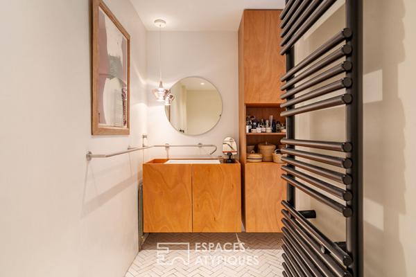 Loft rénové en dernier étage