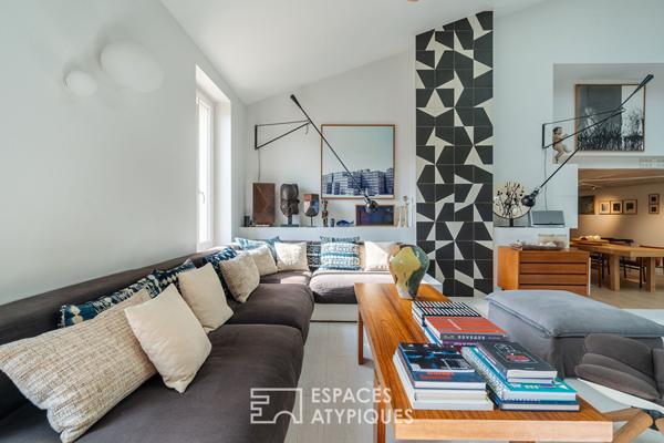 Loft rénové en dernier étage