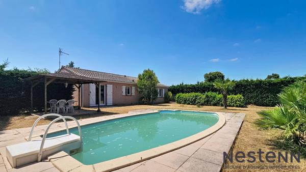 A Vendre Maison 3 Chambres, Jardin, Piscine et Garage à Carbonne sans vis-à-vis