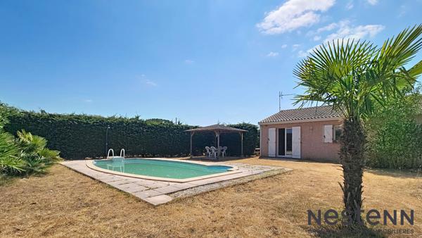 A Vendre Maison 3 Chambres, Jardin, Piscine et Garage à Carbonne sans vis-à-vis
